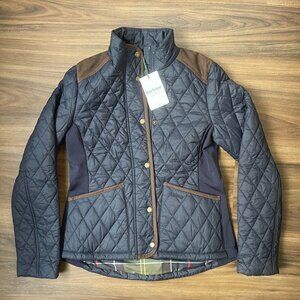 Barbour Women's Quilted Jacket Navy Size 6